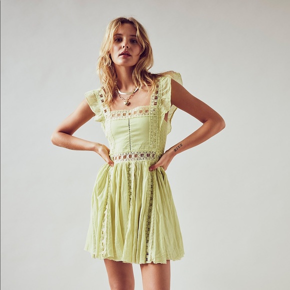 🎉HP🎉🌸Free People Verona A-line Dress🌸NEW - Picture 5 of 12